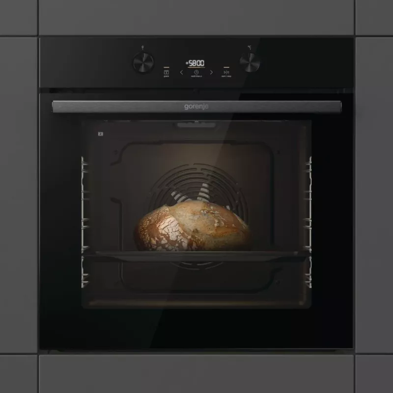 Piekarnik elektryczny do zabudowy Gorenje G400 BPS6737E04DBG, 77 L, 3500 W, sterowanie dotykowe, pirolityczny, czarny