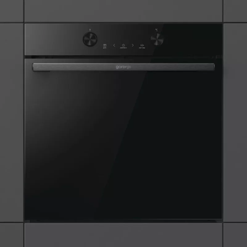 Piekarnik elektryczny do zabudowy Gorenje G400 BPS6737E04DBG, 77 L, 3500 W, sterowanie dotykowe, pirolityczny, czarny