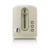 Toster Gorenje T1100CLI 2-kromkowy 1100 W Szampański, 6 stopni przyrumieniania, funkcja rozmrażania i podgrzewania