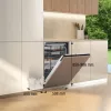 Zmywarka podblatowa Gorenje GV663B65XXL — stal nierdzewna, 60 cm, 14 kompletów, 6 programów, 38 dB