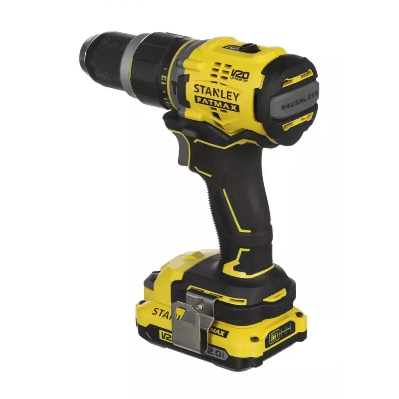 Stanley FATMAX SFMCD721D2K wiertarka akumulatorowa 18 V, 2 akumulatory 2,0 Ah, z walizką