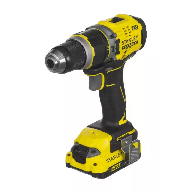 Stanley FATMAX SFMCD721D2K wiertarka akumulatorowa 18 V, 2 akumulatory 2,0 Ah, z walizką