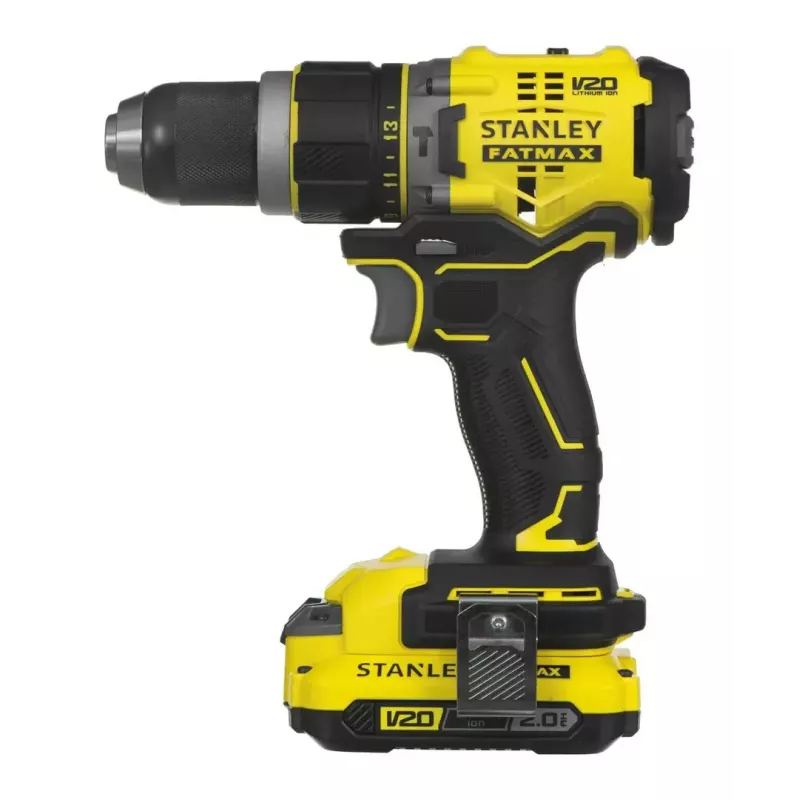 Stanley FATMAX SFMCD721D2K wiertarka akumulatorowa 18 V, 2 akumulatory 2,0 Ah, z walizką