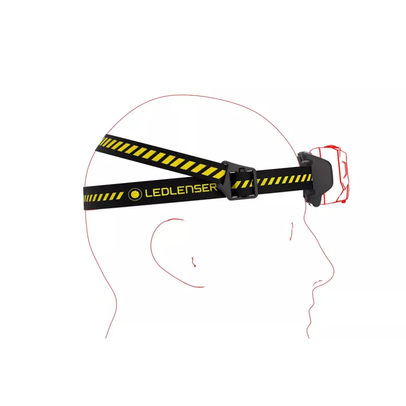 Latarka czołowa Ledlenser HF6R Work Czarna LED IP68 20 lm