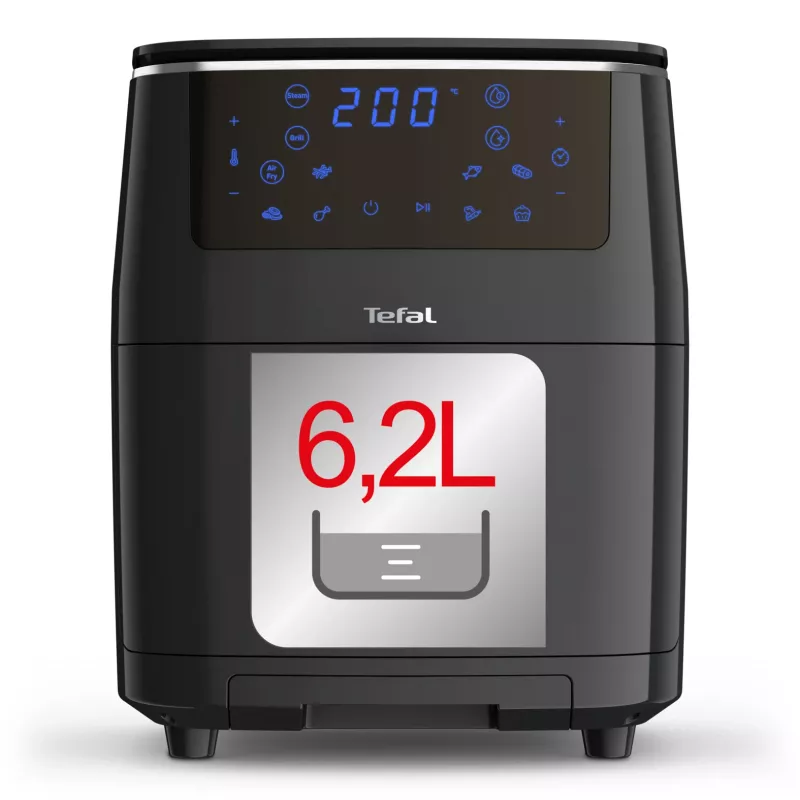 Tefal Easy Fry Grill & Steam FW2018 Wolnostojący frytownica beztłuszczowa 1700 W Czarny