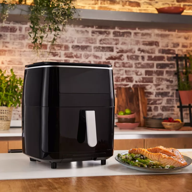 Tefal Easy Fry Grill & Steam FW2018 Wolnostojący frytownica beztłuszczowa 1700 W Czarny