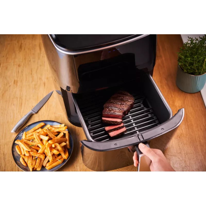 Tefal Easy Fry Grill & Steam FW2018 Wolnostojący frytownica beztłuszczowa 1700 W Czarny