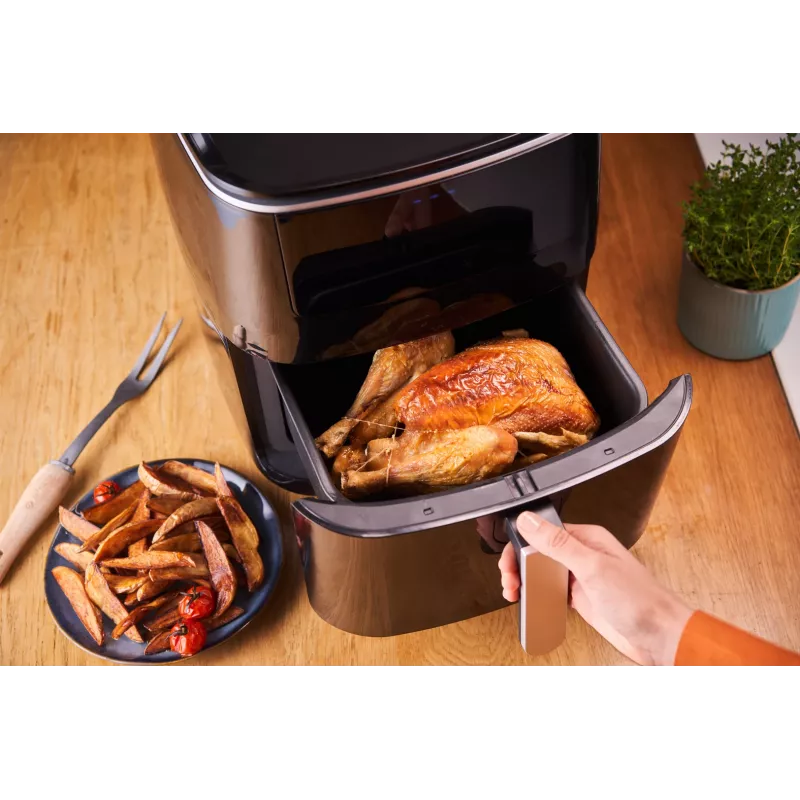 Tefal Easy Fry Grill & Steam FW2018 Wolnostojący frytownica beztłuszczowa 1700 W Czarny