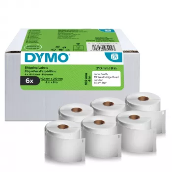 Samoprzylepna etykieta do drukarki DYMO 2177565 Biała Wykrojnik 10,2x21 cm