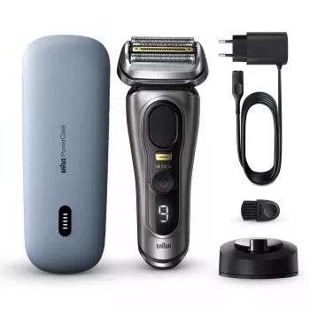 Golarka Braun Series 9 Pro+ 9525s Wet & Dry foliowa Trymer Metaliczna