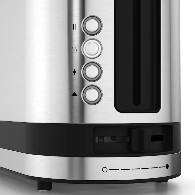 Toster WMF 0414120011 z długą szczeliną, 900 W, stal nierdzewna