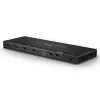 Rozdzielacz HDMI 18G Lindy z 4 portami, funkcją audio i skalowaniem w dół