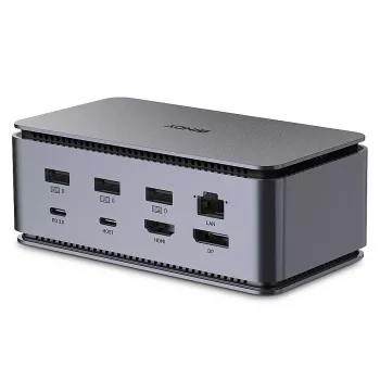 Lindy DST-Pro USB4, stacja dokująca do laptopa USB-C
