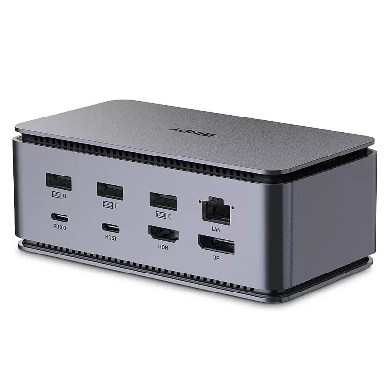 Lindy DST-Pro USB4, stacja dokująca do laptopa USB-C