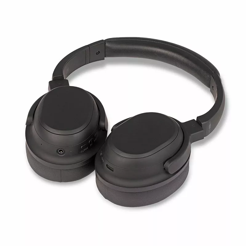 Lindy LH500XW+ Zestaw słuchawkowy przewodowy i bezprzewodowy Opaska na głowę Muzyka USB Typu-C Bluetooth Czarny