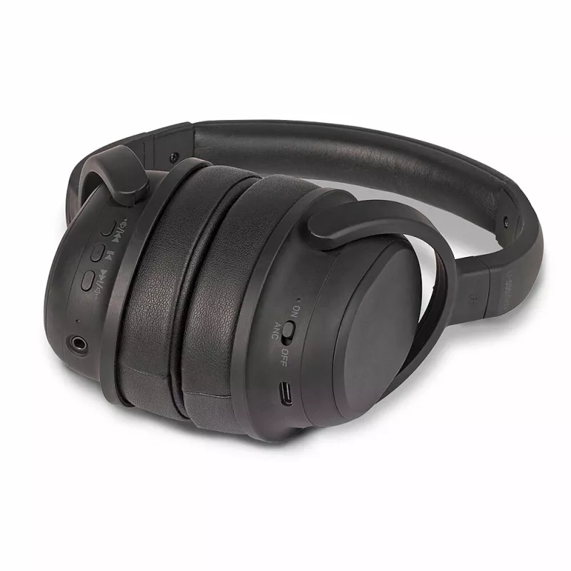 Lindy LH500XW+ Zestaw słuchawkowy przewodowy i bezprzewodowy Opaska na głowę Muzyka USB Typu-C Bluetooth Czarny