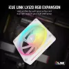 Wentylator Corsair iCUE LINK LX120 RGB 12 cm biały 400-2400 RPM