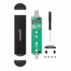 Obudowa SSD Manhattan M.2 NVMe SATA USB-C USB-A 10 Gb/s czarna