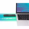 Obudowa SSD Manhattan M.2 NVMe SATA USB-C USB-A 10 Gb/s czarna