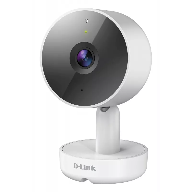 Kamera Wi-Fi D-Link 2K QHD do użytku wewnętrznego DCS-8350LH, kamera IP, wewnętrzna, przewodowa i bezprzewodowa, Amazon Alexa i Asystent Google, na biurko, biała