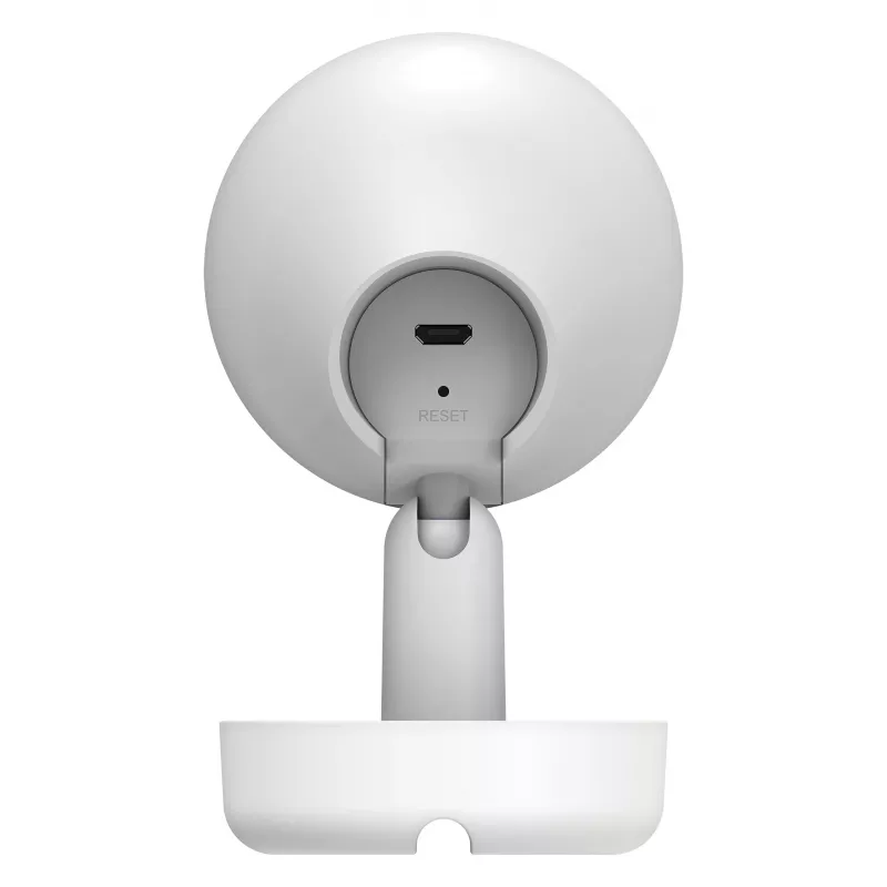 Kamera Wi-Fi D-Link 2K QHD do użytku wewnętrznego DCS-8350LH, kamera IP, wewnętrzna, przewodowa i bezprzewodowa, Amazon Alexa i Asystent Google, na biurko, biała