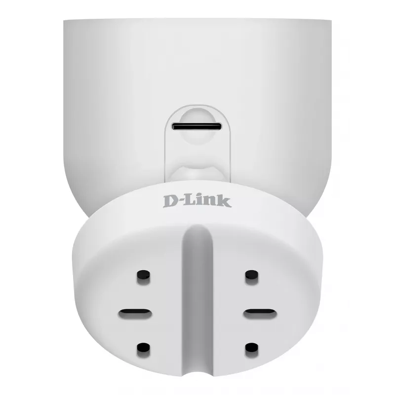 Kamera Wi-Fi D-Link 2K QHD do użytku wewnętrznego DCS-8350LH, kamera IP, wewnętrzna, przewodowa i bezprzewodowa, Amazon Alexa i Asystent Google, na biurko, biała