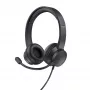 Trust HS-201 Zestaw słuchawkowy Przewodowy Nagłowny Biuro/Call center USB Typ-A Czarny