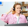 Trust HS-201 Zestaw słuchawkowy Przewodowy Nagłowny Biuro/Call center USB Typ-A Czarny