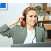 Słuchawki Trust HS-260 przewodowe na szyję do biura / call center USB Type-A czarny