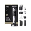 Braun BeardTrimmer 9 BT9560 Bateria 52 2 cm Wet & Dry Czarny, Szary