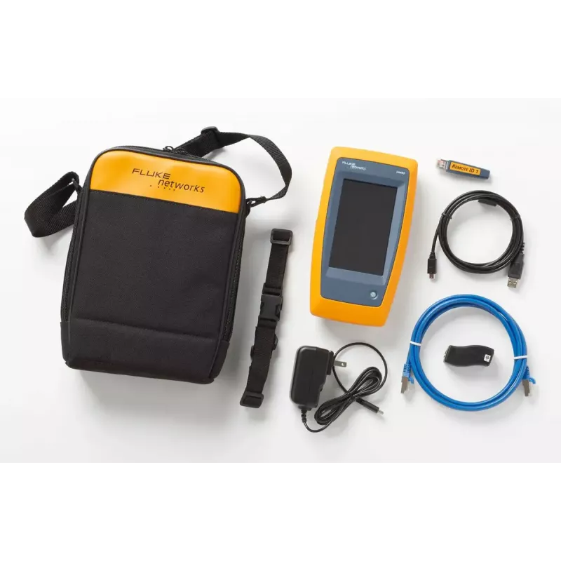 Tester skrętki Fluke LIQ-100 z obsługą RJ-45/USB, maks. długość 305 m, bateria Li-Ion 6400 mAh
