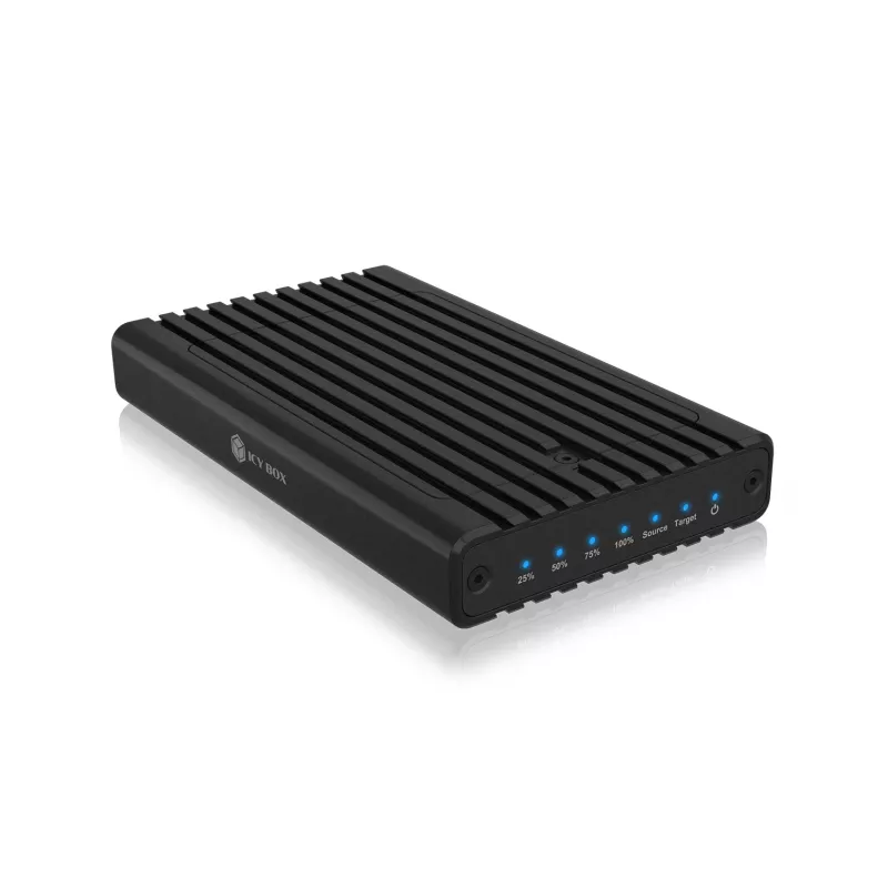 ICY BOX IB-2817MCL-C31 Obudowa SSD Czarna M.2 Zasilana przez USB