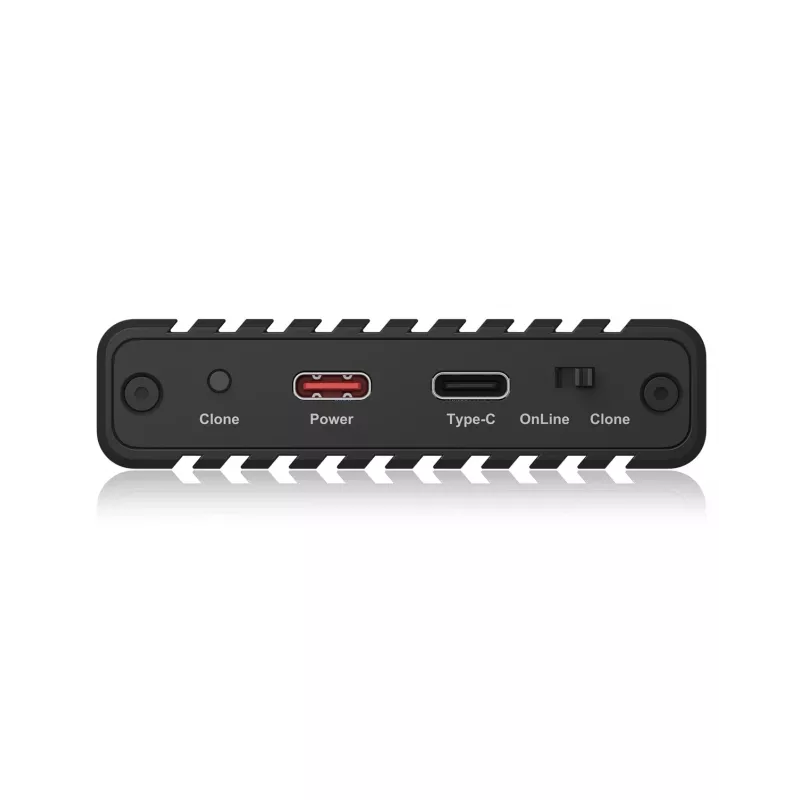 ICY BOX IB-2817MCL-C31 Obudowa SSD Czarna M.2 Zasilana przez USB