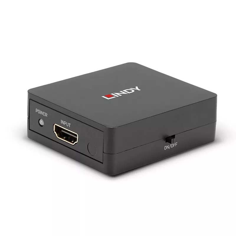 Rozdzielacz HDMI 2-portowy Lindy 18G, kompaktowy