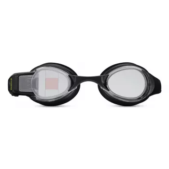 Okulary pływackie Form Smart Swim 2 — unisex, czarna ramka, czarne soczewki