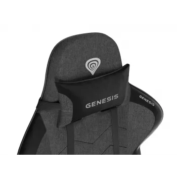 Fotel gamingowy GENESIS Nitro 550 G2 Wyściełane siedzisko Czarny, Szary