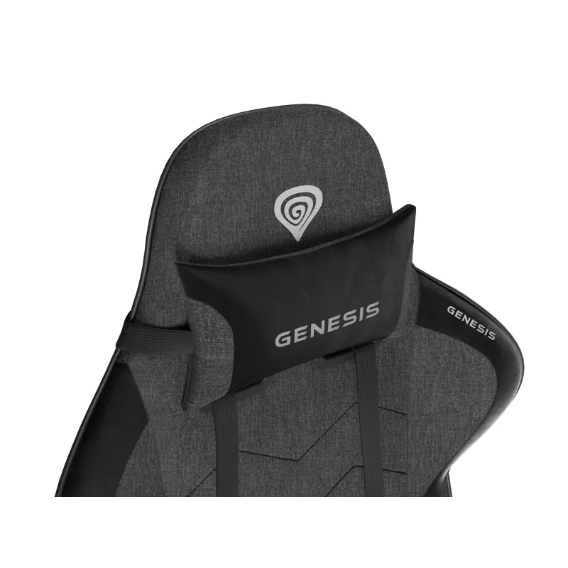 Fotel gamingowy GENESIS Nitro 550 G2 Wyściełane siedzisko Czarny, Szary