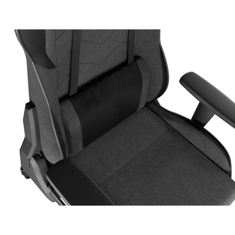 Fotel gamingowy GENESIS Nitro 550 G2 Wyściełane siedzisko Czarny, Szary