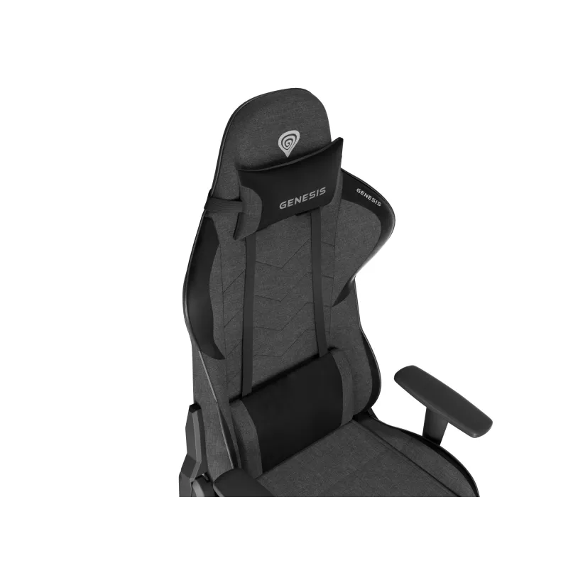 Fotel gamingowy GENESIS Nitro 550 G2 Wyściełane siedzisko Czarny, Szary