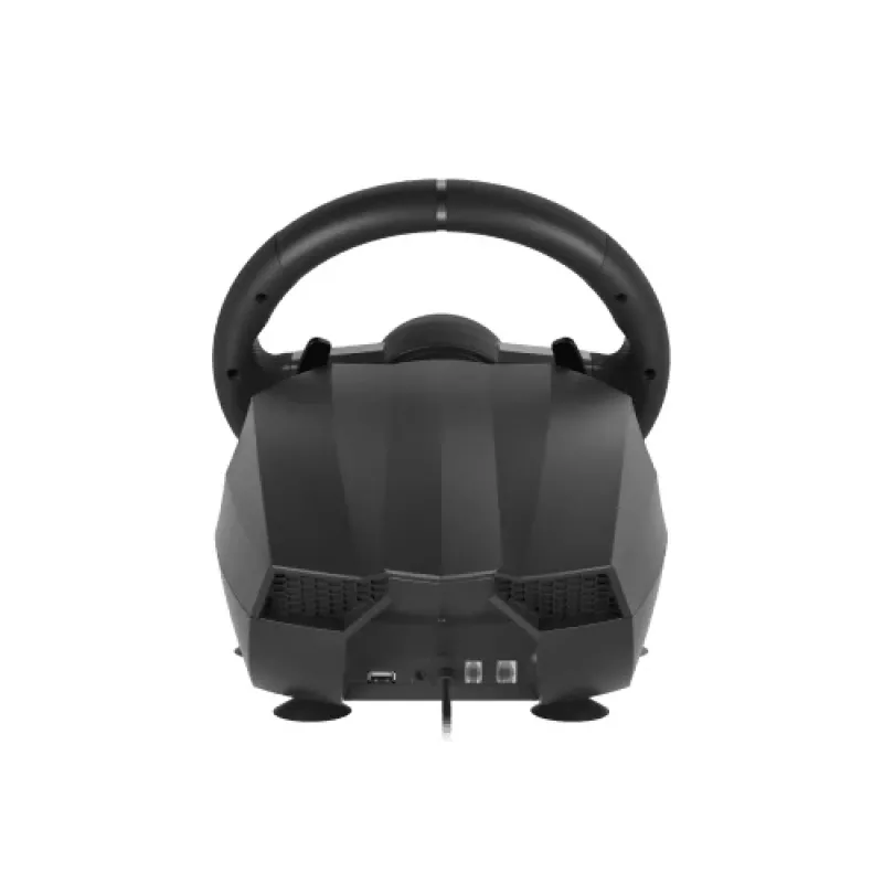 GENESIS Seaborg 400 Czarny, srebrny USB Kierownica + pedały Nintendo Switch, PC, PlayStation 4, Playstation 3, Xbox 360, Xbox One, Xbox One S, Xbox One X