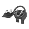 GENESIS Seaborg 400 Czarny, srebrny USB Kierownica + pedały Nintendo Switch, PC, PlayStation 4, Playstation 3, Xbox 360, Xbox One, Xbox One S, Xbox One X