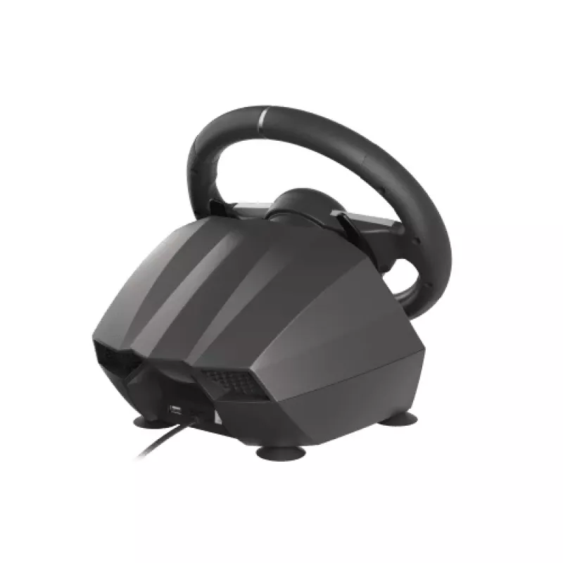 GENESIS Seaborg 400 Czarny, srebrny USB Kierownica + pedały Nintendo Switch, PC, PlayStation 4, Playstation 3, Xbox 360, Xbox One, Xbox One S, Xbox One X