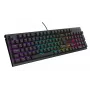 Genesis Thor 303 Klawiatura Gamingowa USB QWERTZ Niemiecka Czarna Mechaniczna RGB