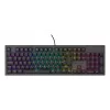 Genesis Thor 303 Klawiatura Gamingowa USB QWERTZ Niemiecka Czarna Mechaniczna RGB