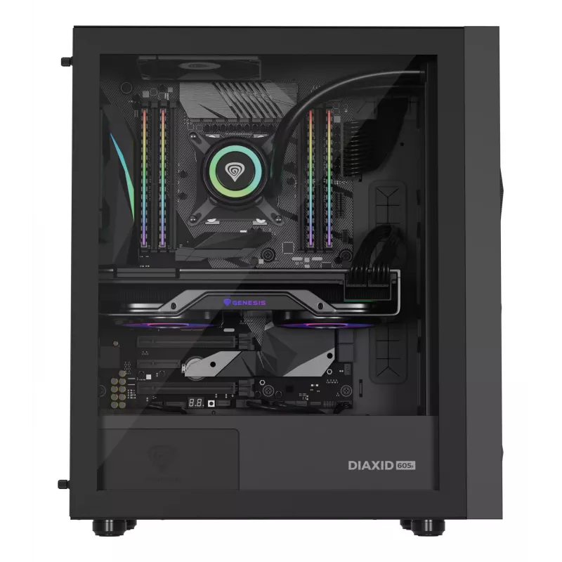GENESIS Diaxid 605F Midi Tower Czarny