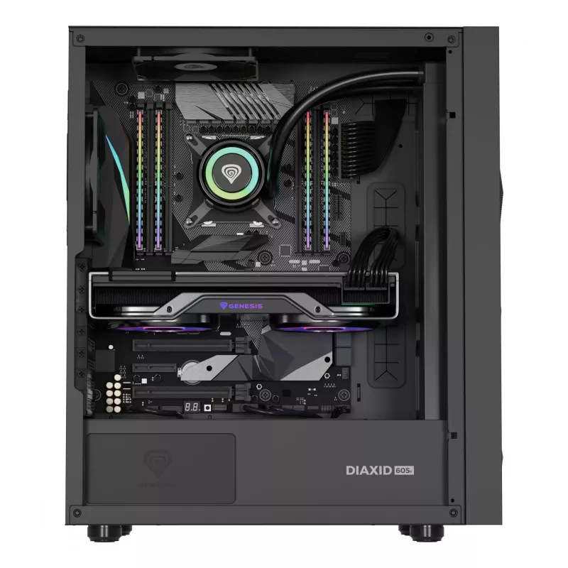 GENESIS Diaxid 605F Midi Tower Czarny