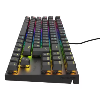 GENESIS Thor 303 TKL klawiatura Gaming USB QWERTZ niemiecki czarny