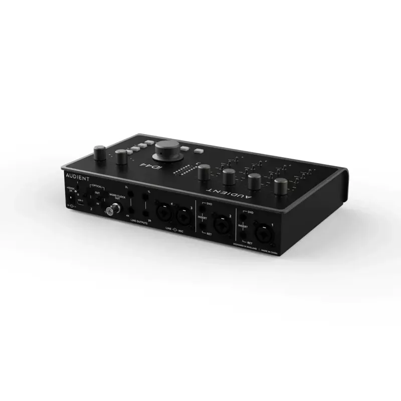 Interfejs audio Audient iD44 MKII — USB, 20 wejść, 24 wyjścia