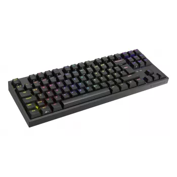 Klawiatura GENESIS Thor 404 TKL Gaming USB QWERTZ Niemiecka Czarna