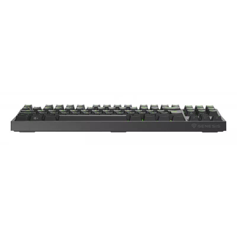 Klawiatura GENESIS Thor 404 TKL Gaming USB QWERTZ Niemiecka Czarna